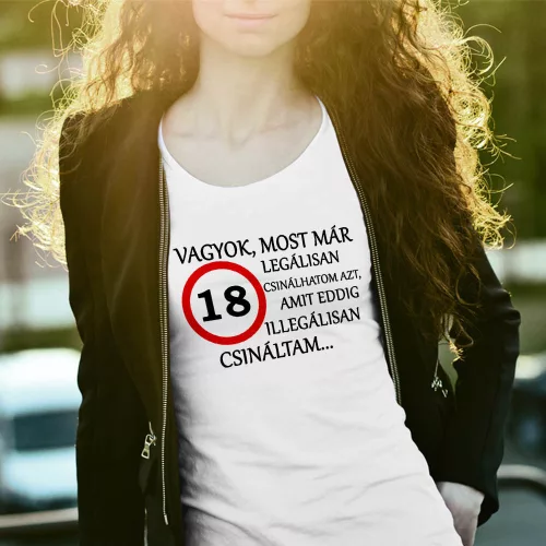 Női_póló_18._szülinapra_Szülinapi_ajándék_