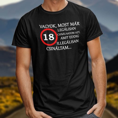 Póló_18._szülinapra_Születésnapi_ajándék_