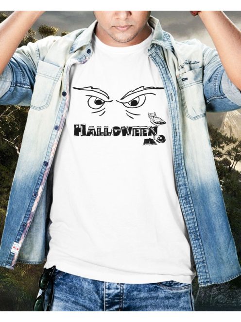 Halloween feliratos póló 