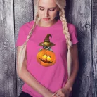 Ünnepi_női_póló_Halloweeni_tök_és_macska_