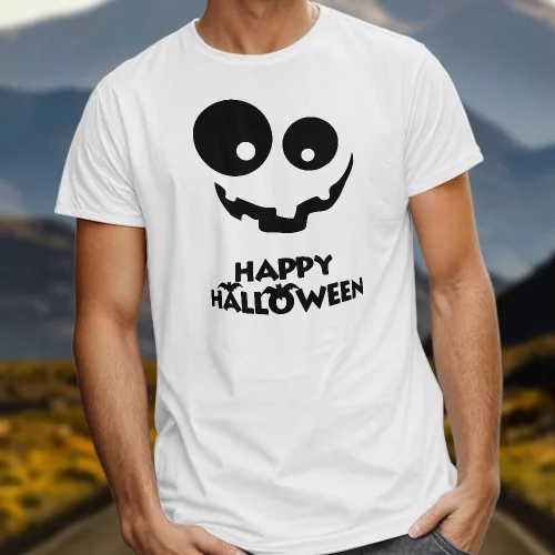Halloween_feliratos_póló_Tök_Smile_