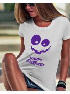 Halloween feliratos póló_Női póló halloweenre_Pumkin Smile