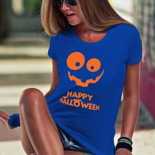 Halloween_feliratos_női_póló_Tök_Smile_