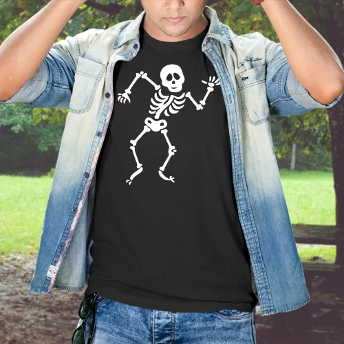 Humoros_póló_Skelton_dance_