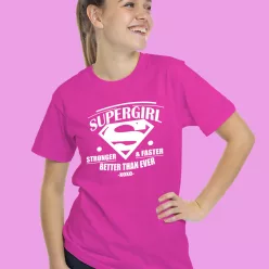 Póló_nyomtatás_Supergirl_póló_