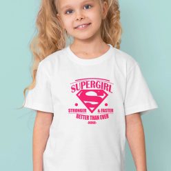 Póló_nyomtatás_Supergirl_gyerek_póló_