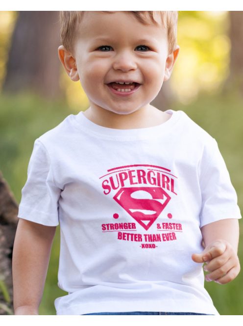  Supergirl feliratos gyerek póló 
