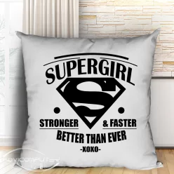 Párna_nyomtatás_Supergirl_párna_