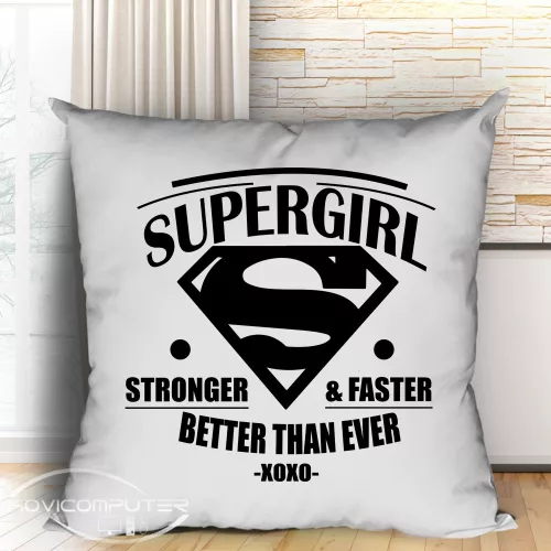 Párna_nyomtatás_Supergirl_párna_