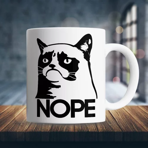 Humoros_bögre_Grumpy_Cat_