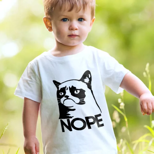 Humoros_gyerek_póló_Grumpy_Cat_
