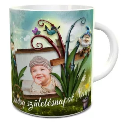 Születésnapra_nagymamának_Fényképes_bögre_