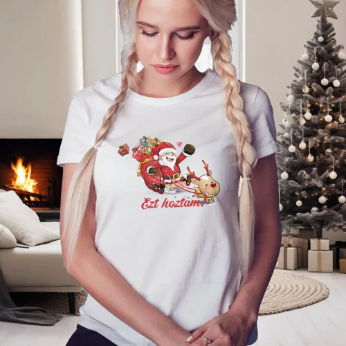 Ajándék_mikulásra_Ezt_hoztam_női_póló_