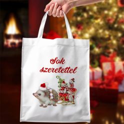 Sok_szeretettel_táska_Mikulás_táska_sünivel_