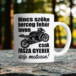 Motoros_bögre_Ajándék_motorosoknak_Nincs_szőke_herceg
