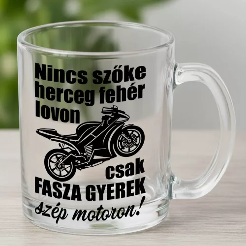 Motoros_bögre_Ajándék_motorosoknak_Nincs_szőke_herceg