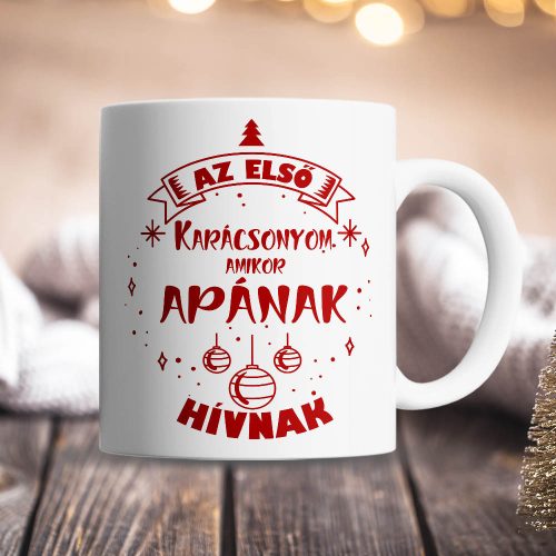Karácsonyi_ajándék_Karácsonyi_bögre_első_apukáknak