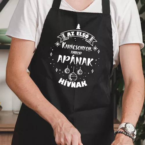 Karácsonyi_ajándék_Karácsonyi_kötény_első_apukáknak