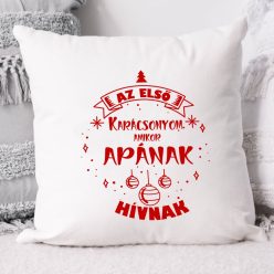 Karácsonyi_ajándék_Karácsonyi_párna_első_apukáknak