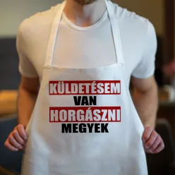 Ajándék_horgászoknak_Küldetésem_van_kötény_