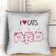 Macskás_meglepetés_I_Love_Cats_párna_