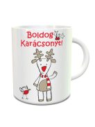 Ajándék karácsonyra_Karácsonyi bögre_Boldog Karácsonyt