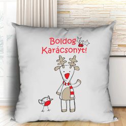 Ajándék_karácsonyra_Boldog_Karácsonyt_párna_