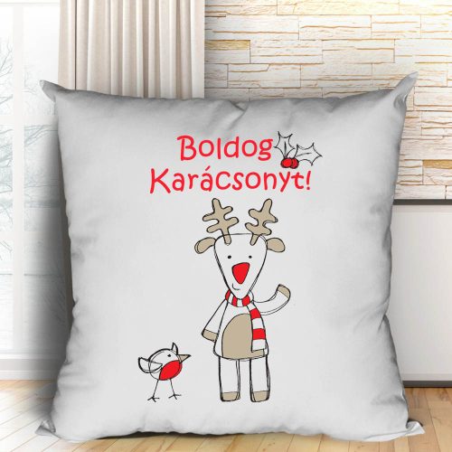 Ajándék_karácsonyra_Boldog_Karácsonyt_párna_