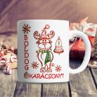 Karácsonyi_ajándék_Rénszarvas_figurás_bögre_