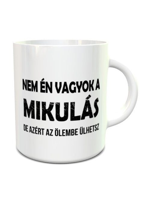 Vicces bögre mikulásra_Nem én vagyok