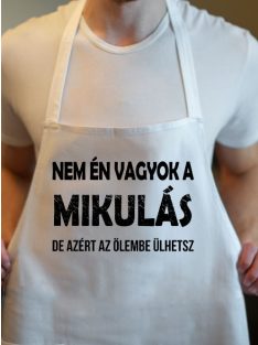 Vicces kötény mikulásra_Nem én vagyok