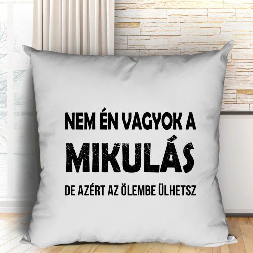 Vicces_párna_mikulásra_Nem_én_vagyok_
