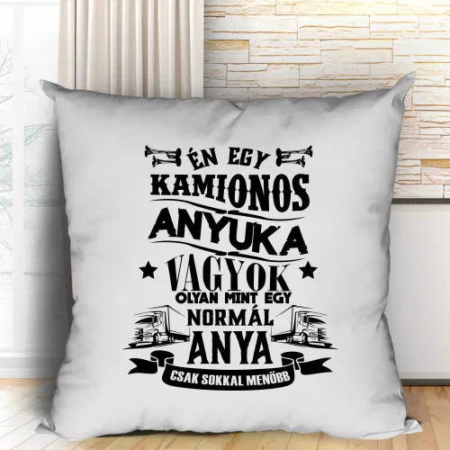 Meglepetés_anyáknak_Kamionos_anyuka_párna_