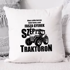 Párna_traktorosoknak_Traktoros_ajándék_