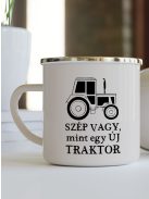 Vicces traktoros bögre_Mint egy új traktor