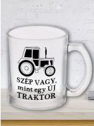 Vicces traktoros bögre_Mint egy új traktor