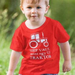Traktoros_gyerek_póló_Mint_egy_új_traktor_