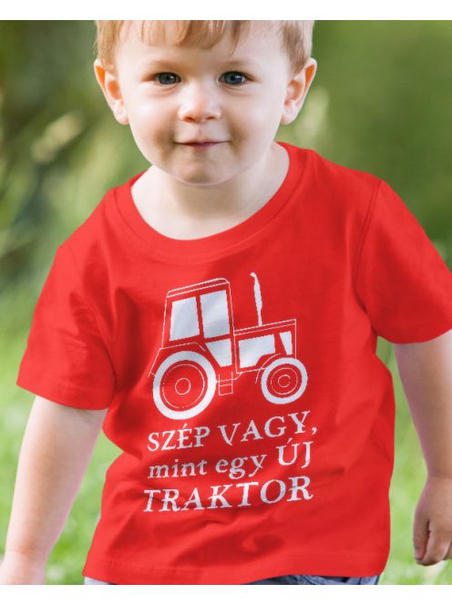 Traktoros gyerek póló_Vicces traktoros ajándék 
