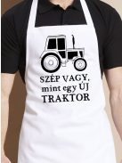 Vicces traktoros kötény_Mint egy új traktor