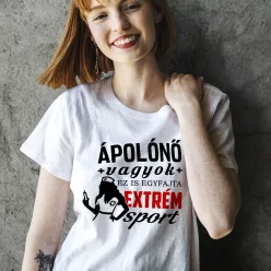 Vicces_szakmás_ajándék_Ápolónő_vagyok_póló_