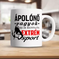 Vicces_szakmás_ajándék_Ápolónő_vagyok_bögre_