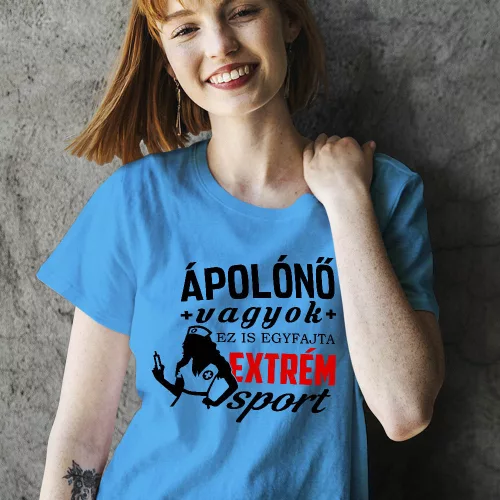 Vicces_szakmás_ajándék_Ápolónő_vagyok_póló_