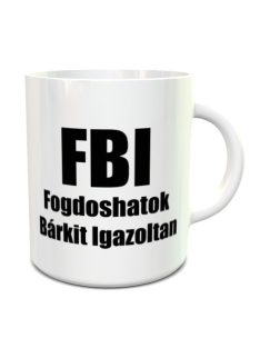 Vicces ajándékok_FBI bögre