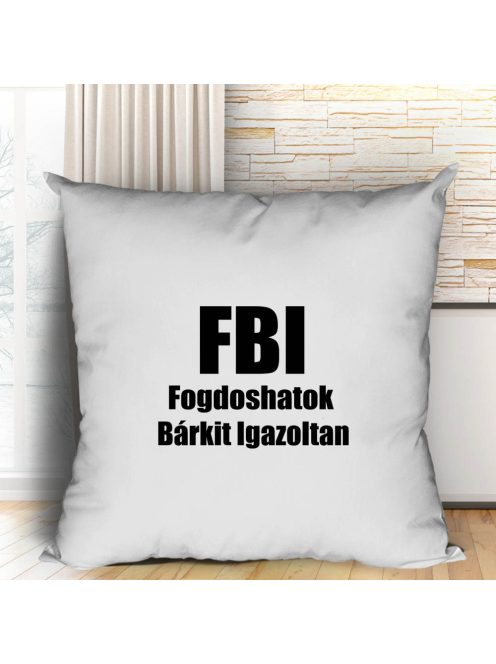 Vicces ajándékok_FBI párna