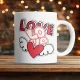 Valentin_napi_ajándék_Love_mintás_bögre_