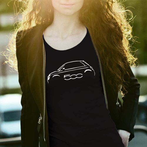Fiat_500_női_póló_Autós_pólók_