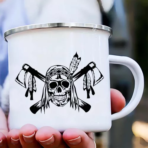 Indián_koponyás_bögre_Halálfejes_bögre_