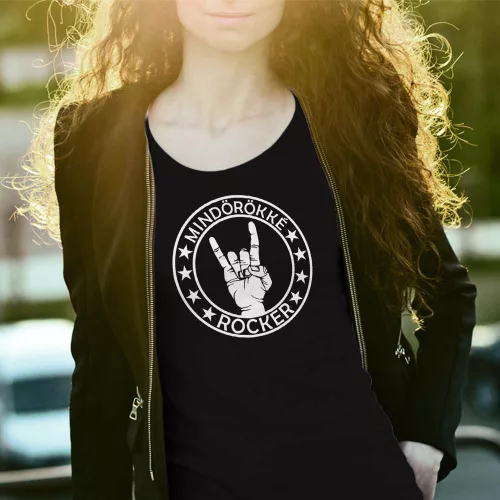 Női_póló_rockereknek_Mindörökké_rocker_
