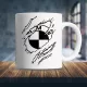 Tépett_mintás_BMW_bögre_Autós_bögrék_