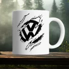 Tépett_Volkswagen_bögre_VW_ajándék_
